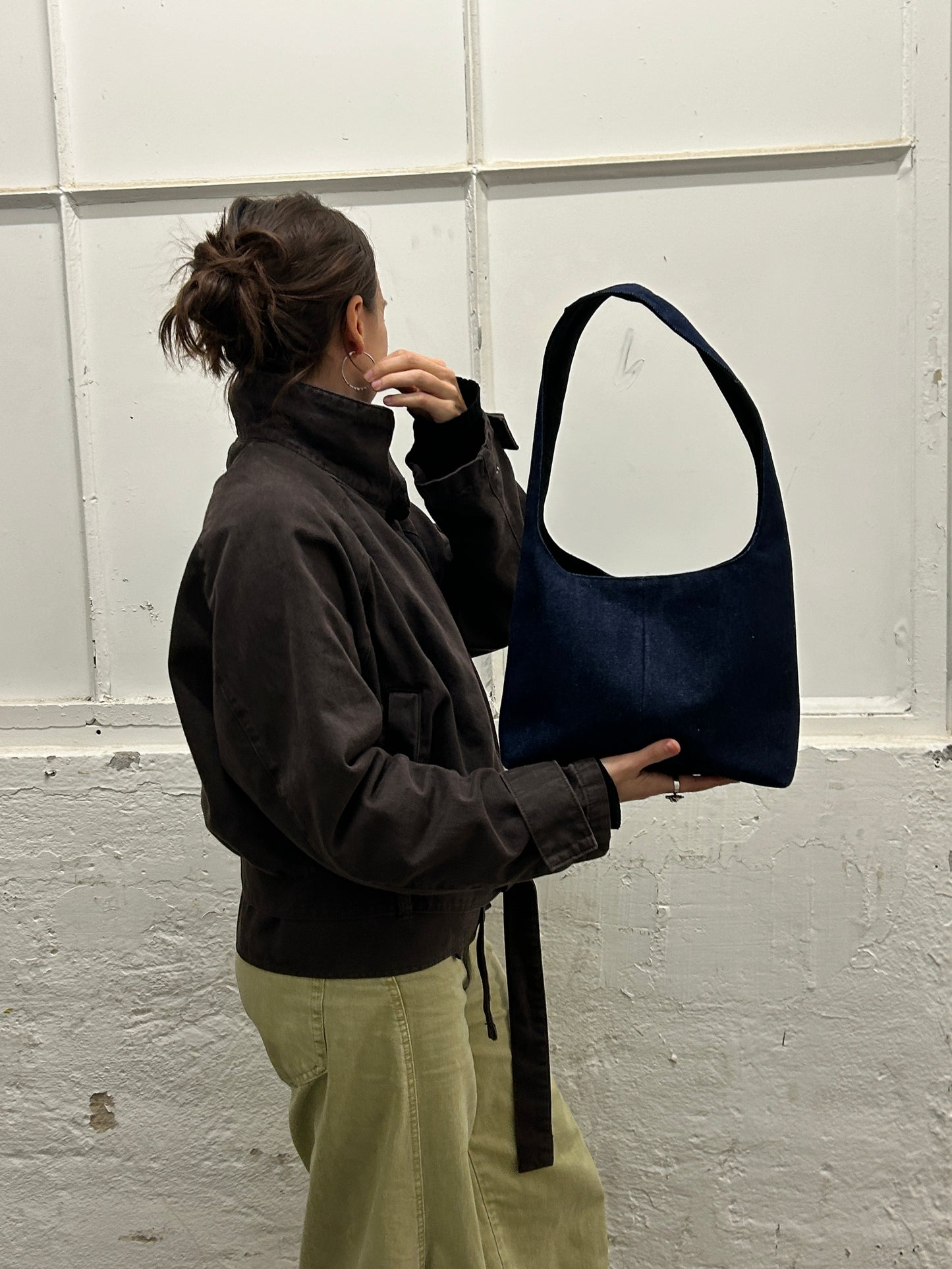BLUE DENIM MINI BAG