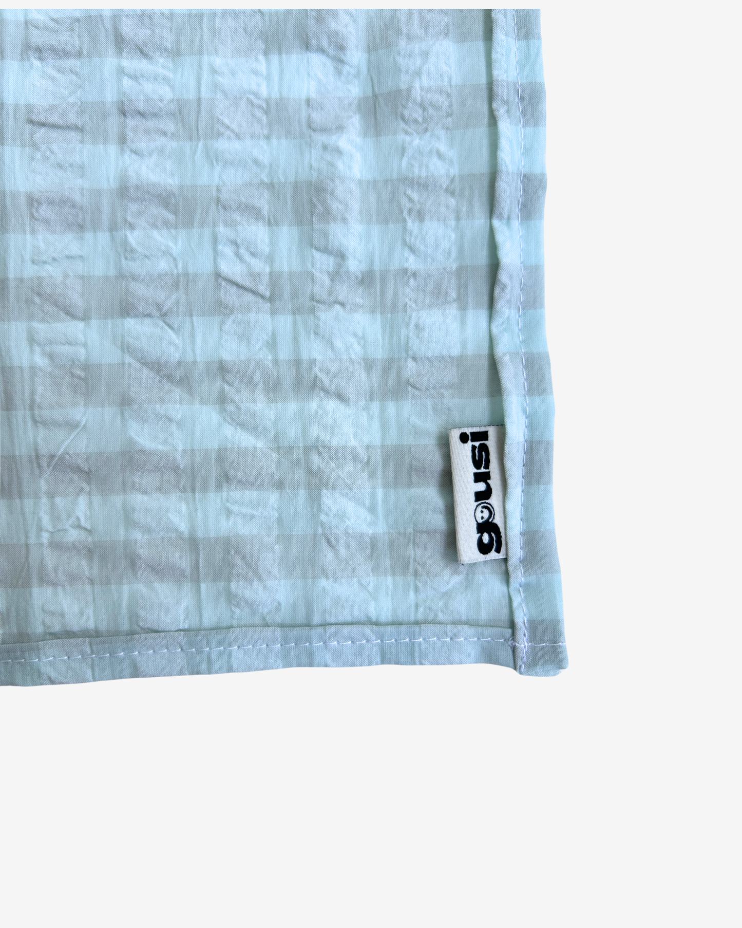 TURQUOISE CHECKERED HEADSCARF