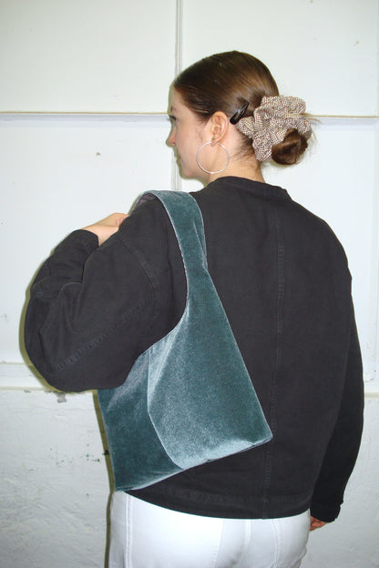 VELVET TURQUOISE MINI BAG