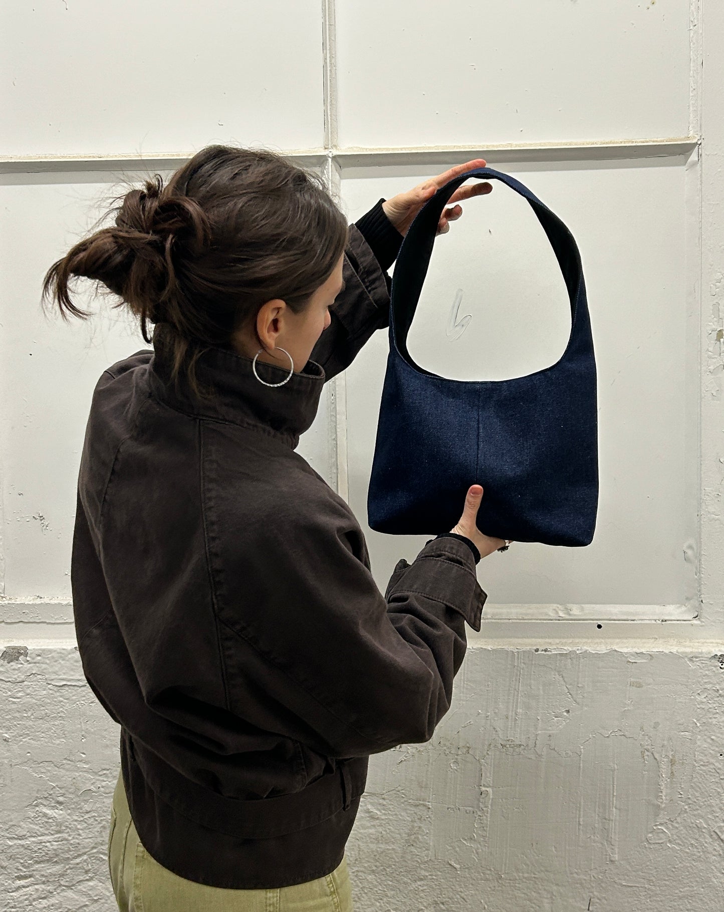 BLUE DENIM MINI BAG