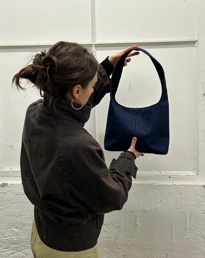 BLUE DENIM MINI BAG