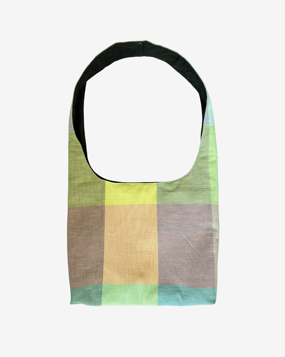 CHECKERED BIG CROSSBODY BAG
