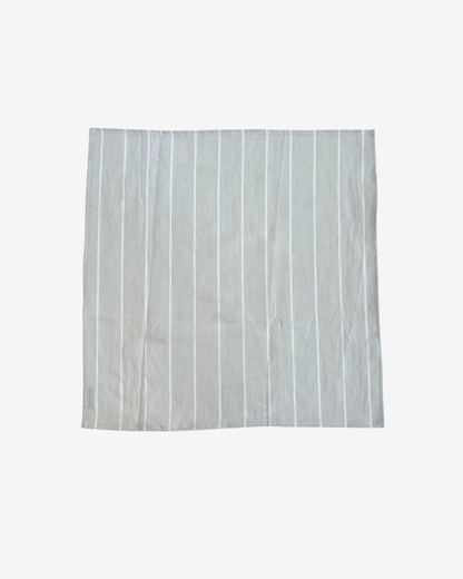 LINEN CREAM STRIPED HEADSCARF
