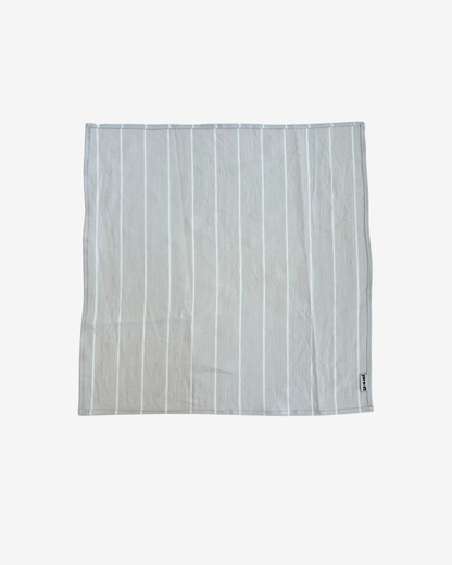 LINEN CREAM STRIPED HEADSCARF