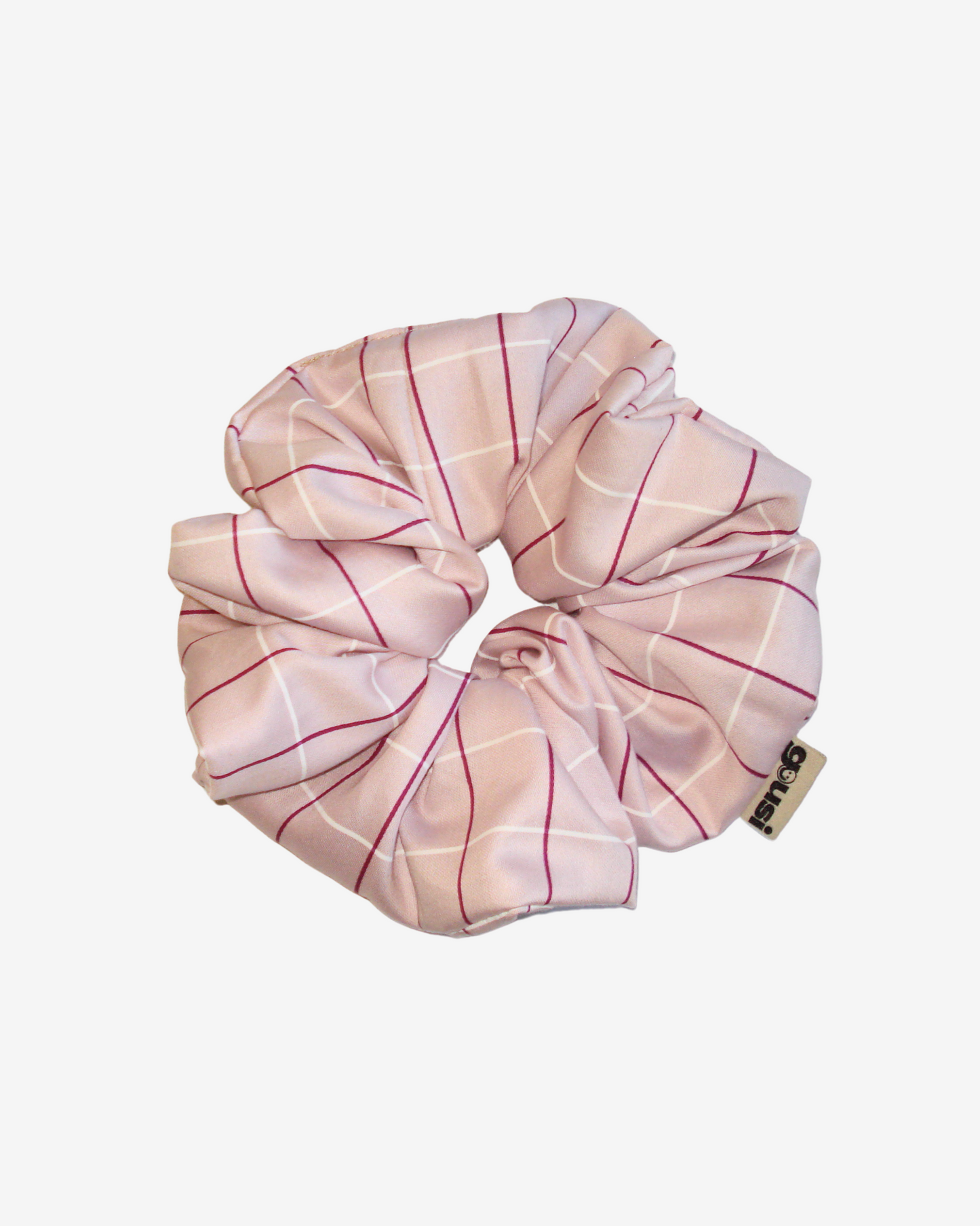 ROSE CHECKERED SCRUNCHIE