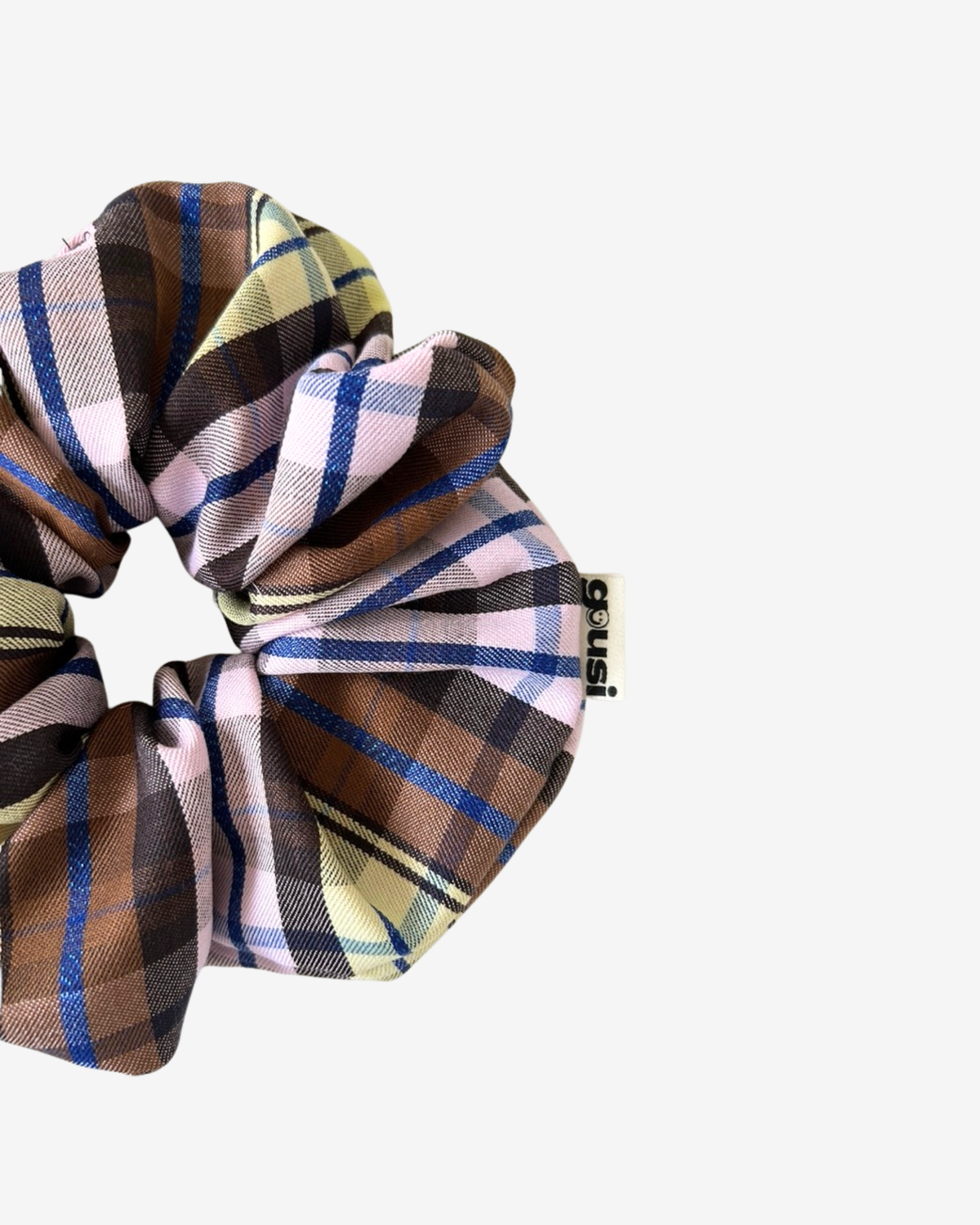 FALL CHECKERED SCRUNCHIE