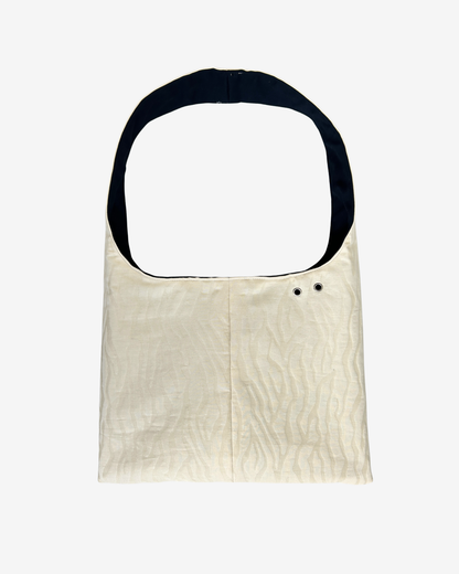 CREAM WAVY MINI BAG