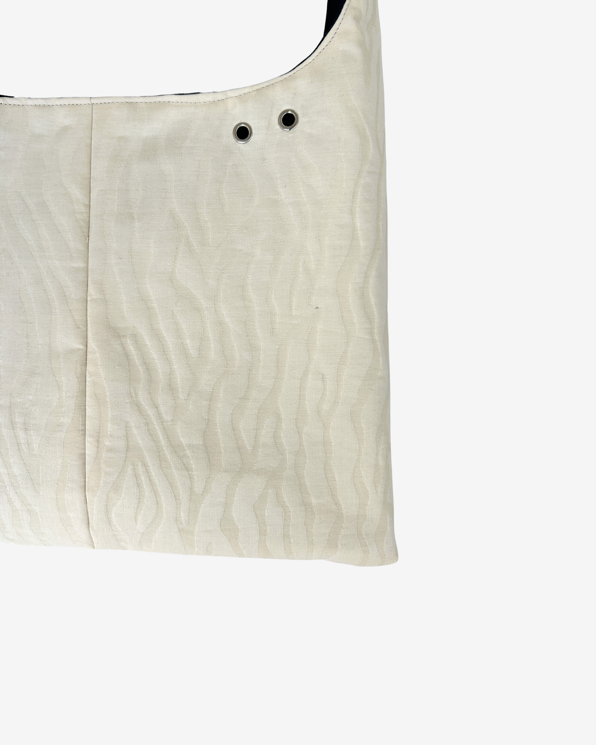 CREAM WAVY MINI BAG