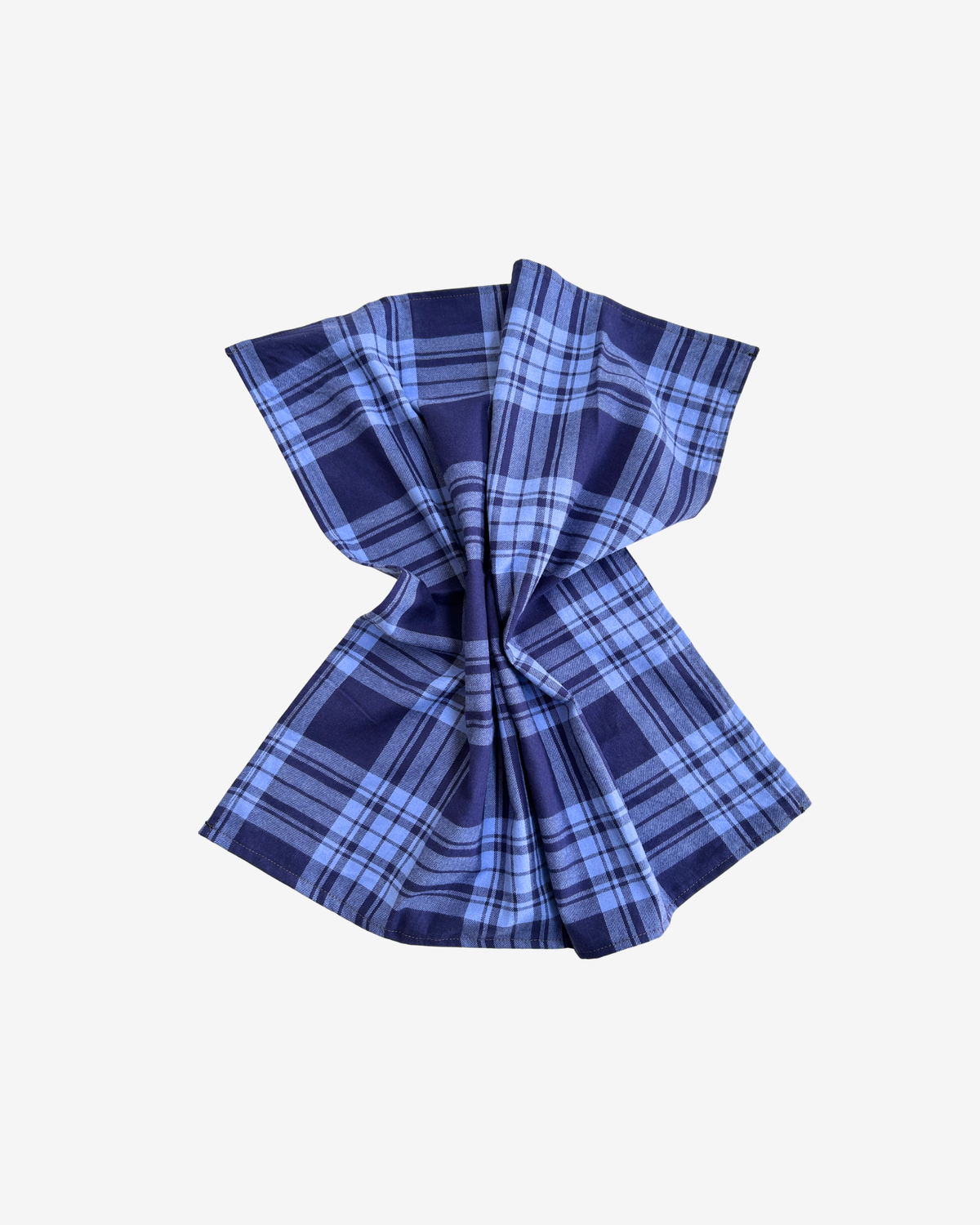 BLUE CHECKERED HEADSCARF