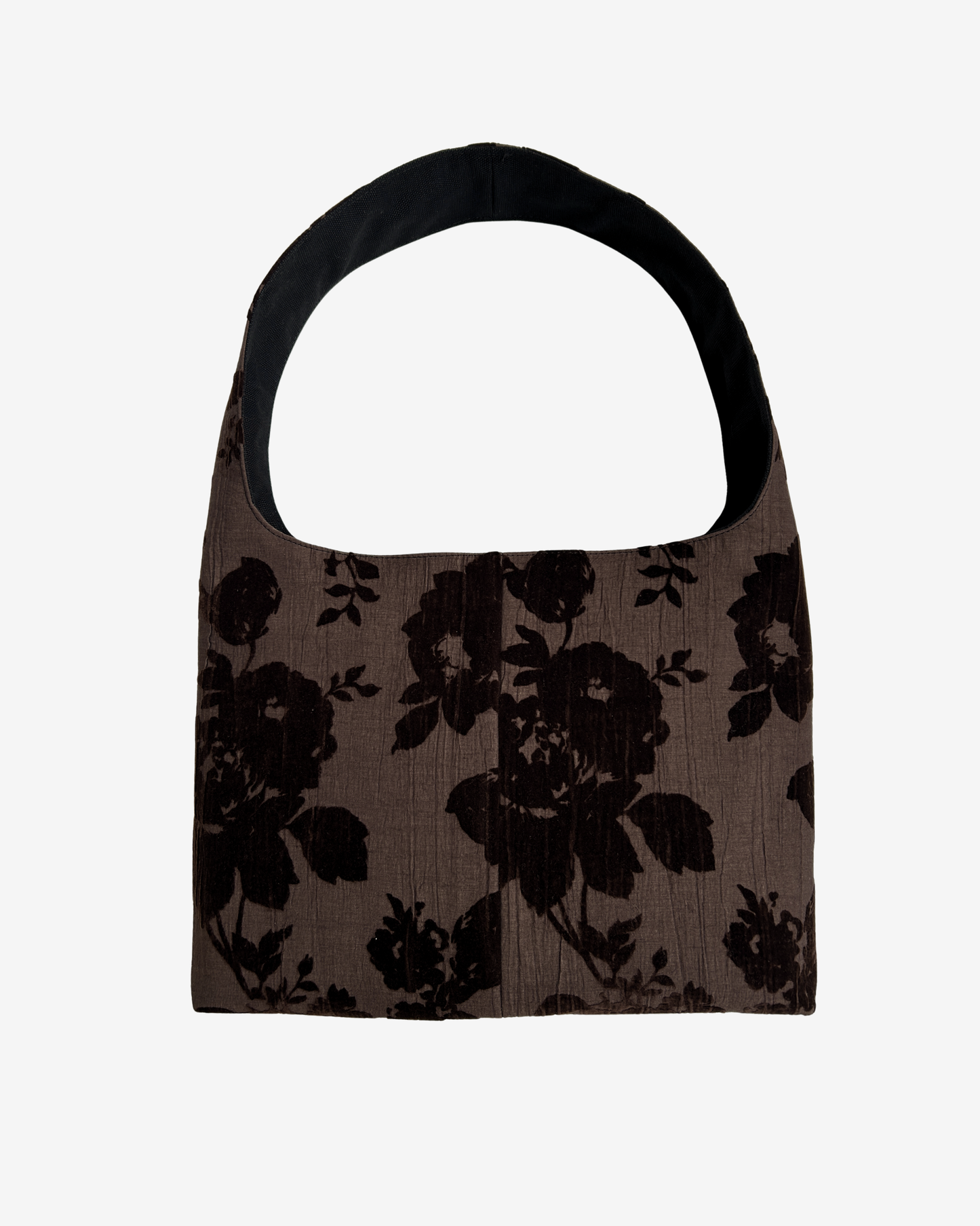 BROWN FLORAL MINI BAG