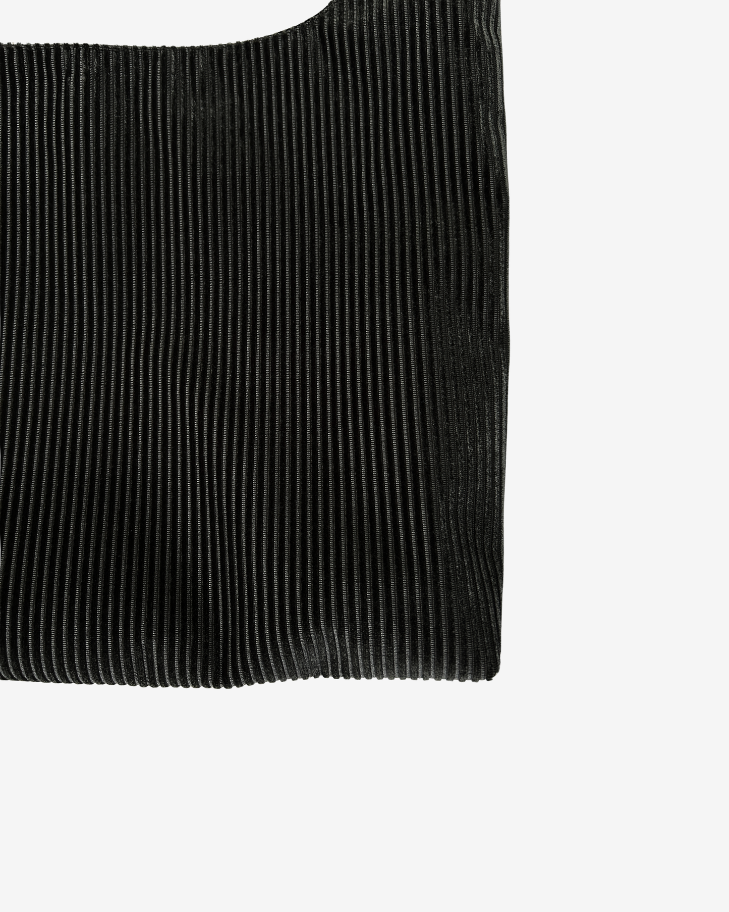 DARK GREY CORDUROY BIG BAG