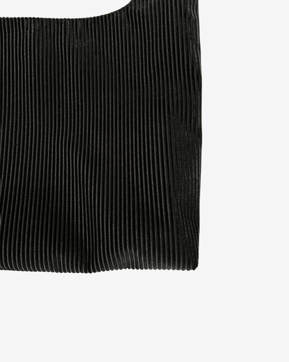 DARK GREY CORDUROY BIG BAG