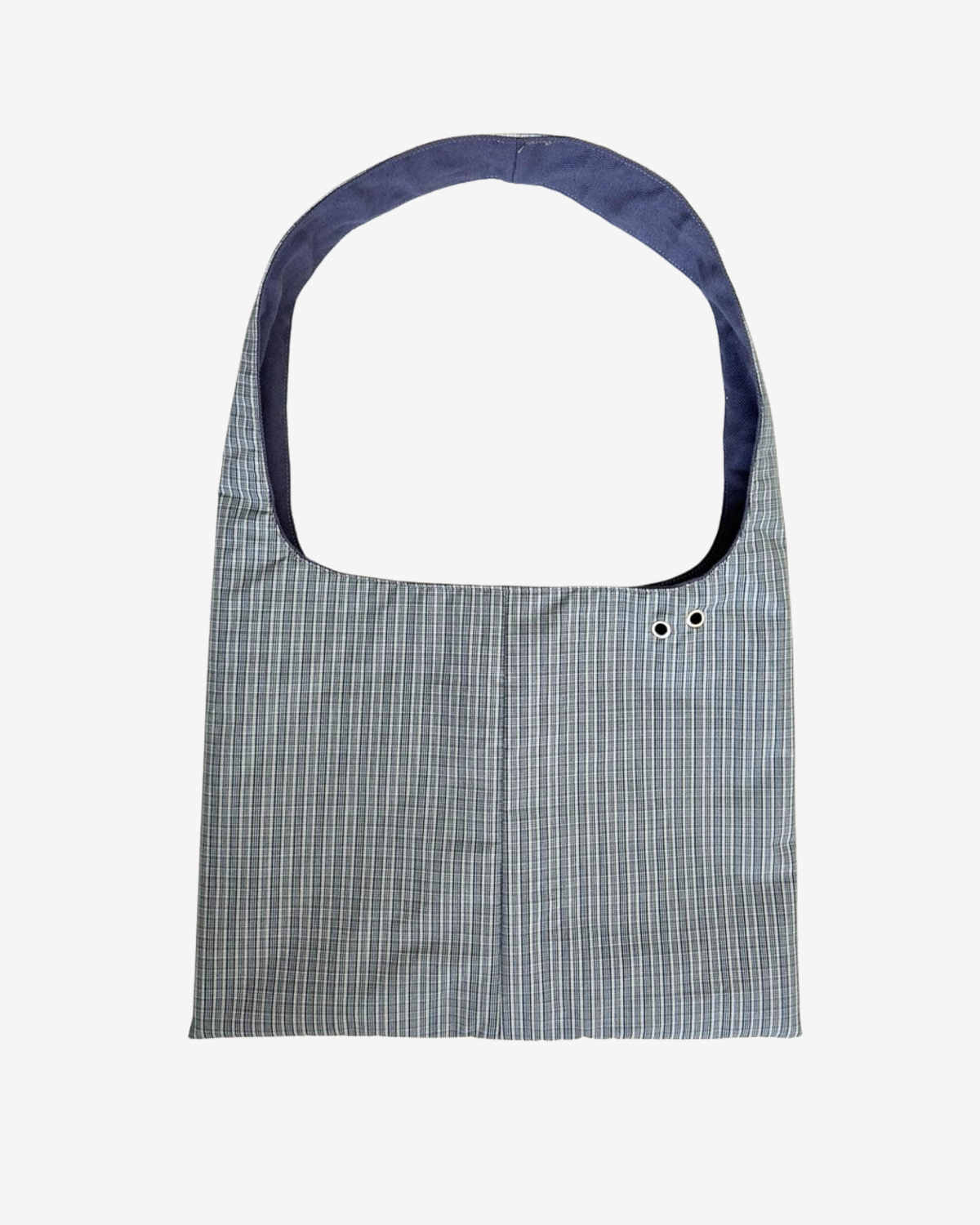 GREY CHECKERED MINI BAG