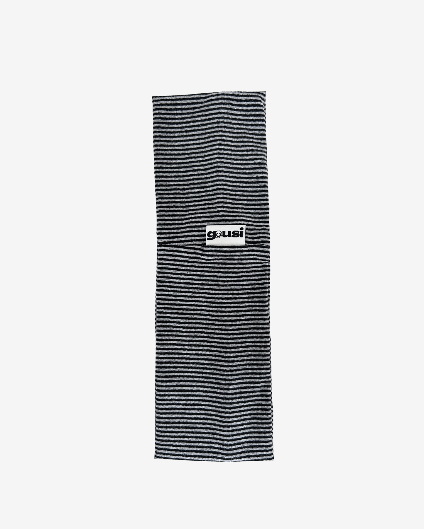 GREY STRIPED HEADBAND