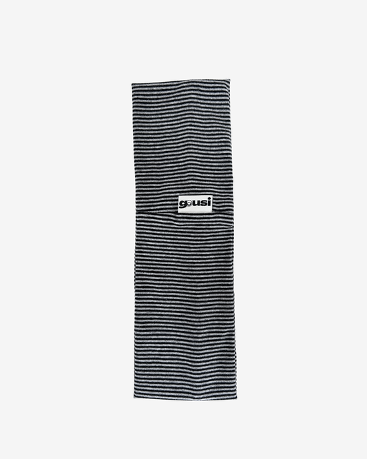 GREY STRIPED HEADBAND
