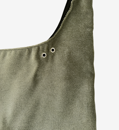 LIGHT GREEN BIG CROSSBODY BAG