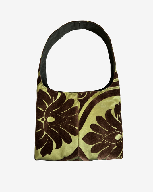 GREEN FLORAL MINI BAG