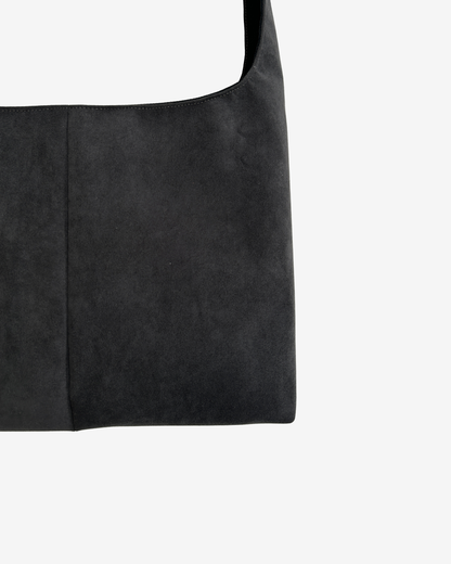 GREY VELVET MINI BAG