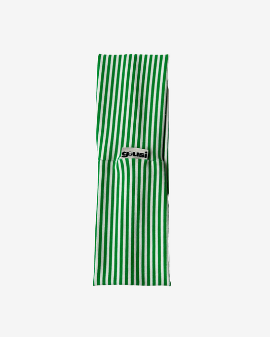 GREEN STRIPED HEADBAND