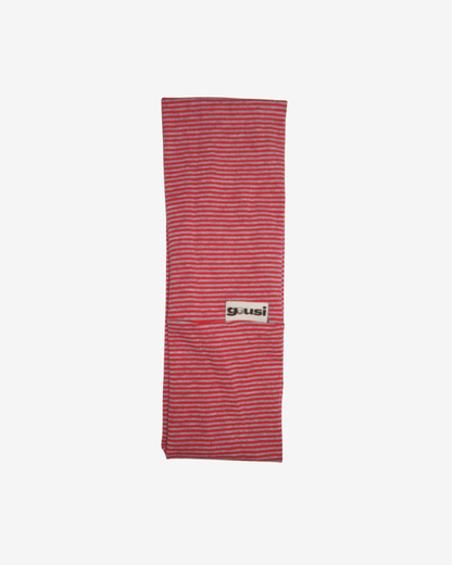 RED STRIPED HEADBAND