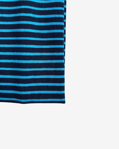 BLUE STRIPED HEADBAND