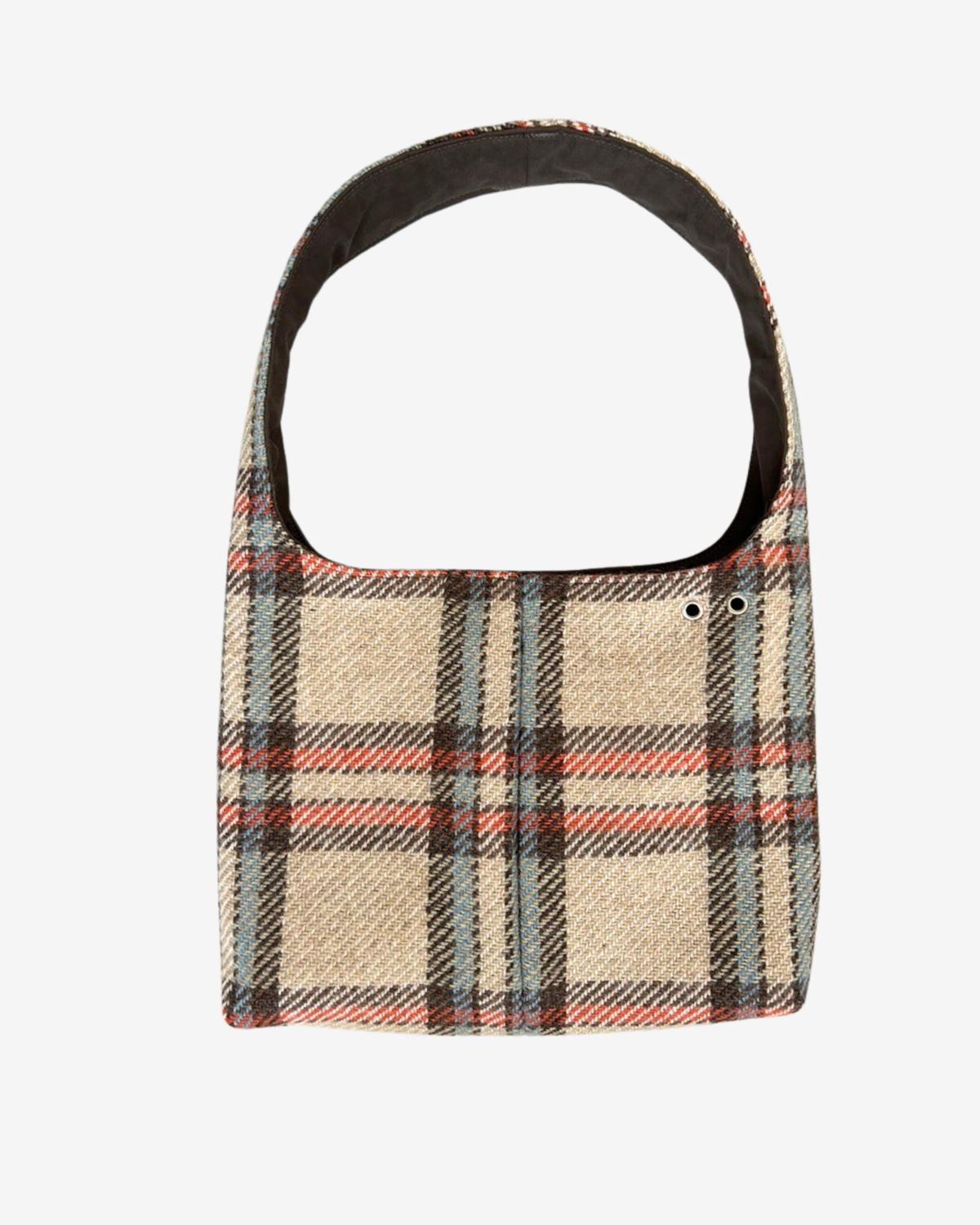 WOOL CHECKERED MINI BAG