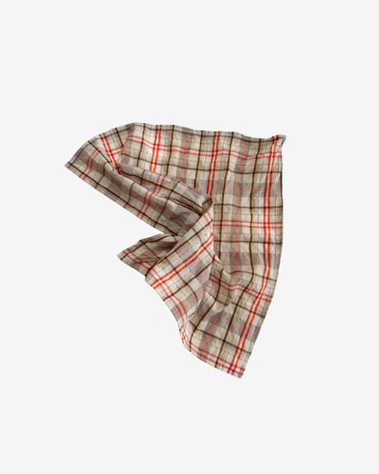 ORANGE CHECKERED HEADSCARF