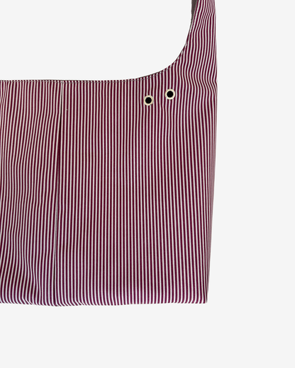 RED STRIPED MINI BAG
