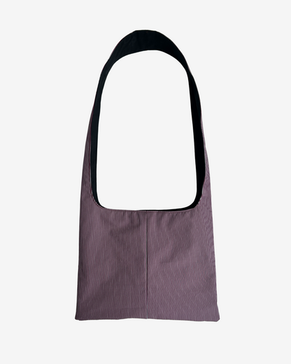 RED STRIPED MEDIUM BAG