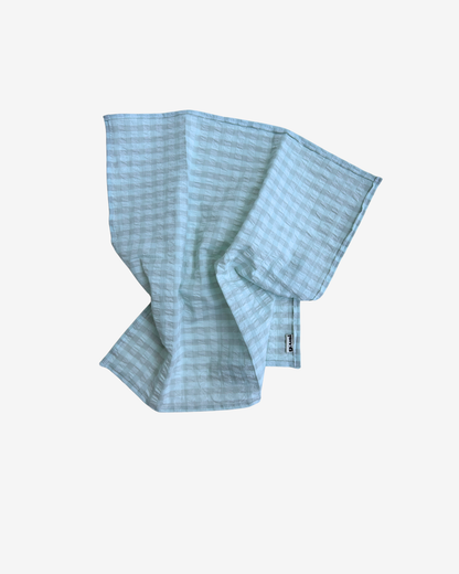 TURQUOISE CHECKERED HEADSCARF