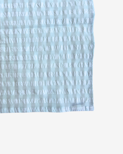 TURQUOISE CHECKERED HEADSCARF
